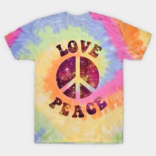 Love, Peace (warm color version) T-Shirt